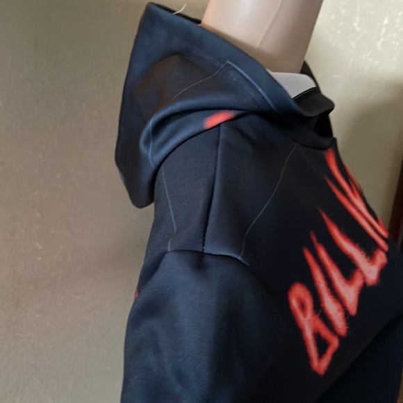 Billie Eilish Spooky Ghoulish Hoodie Halloween Sweatshirt pullover sz S - Picture 5 of 11